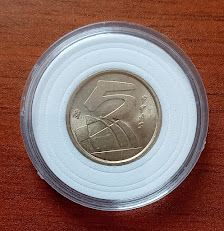 5 Pesetas España año 2001