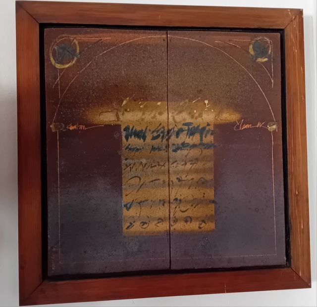 Ramon Paredes cuadro ceramica gres