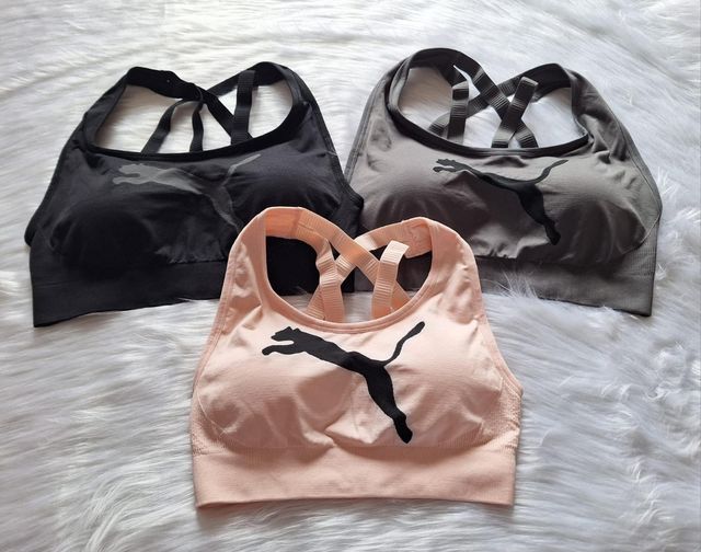 3 Sujetadores deportivos Puma