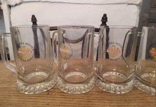 Set di 5 boccali da birra Águila