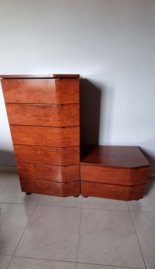 Cama nido + cabecero+ cajonera+ mesilla