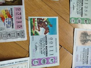 Boletos lotería nacional