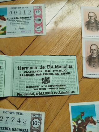 Boletos lotería nacional