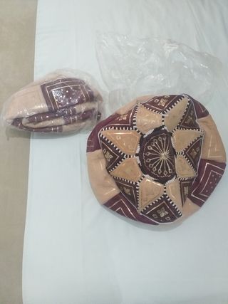 Puffs de piel estilo Árabe