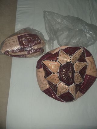 Puffs de piel estilo Árabe