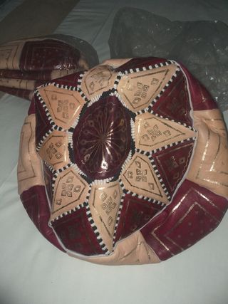 Puffs de piel estilo Árabe