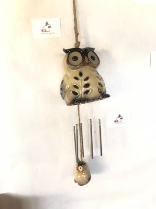 Gufo appendino decorativo casa ingresso camera let