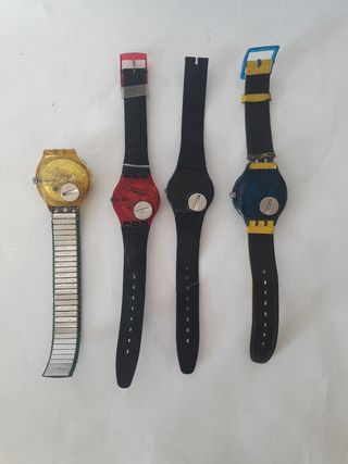 4 RELOJES SWATCH