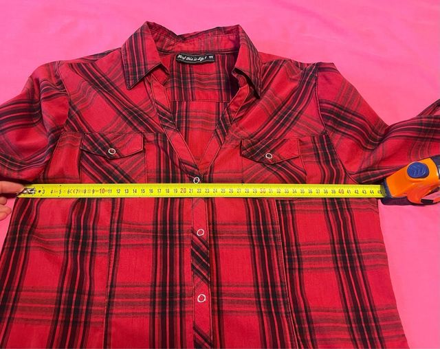 Camisa cuadros ajustada