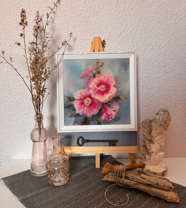 Cuadro al Óleo Flores