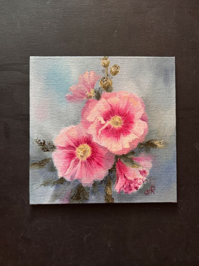 Cuadro al Óleo Flores