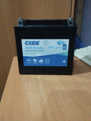Batería moto exide 12v 12 AH