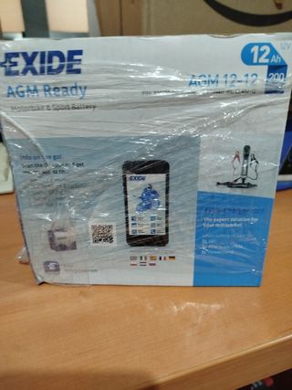 Batería moto exide 12v 12 AH