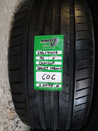 255 40 19 96V DUNLOP SPORT MAXX GT