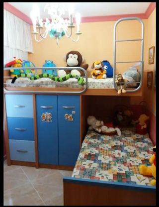 Dormitorio juvenil.  Modelo TREN