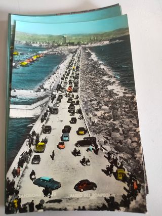 Postales Barcelona años 50 60