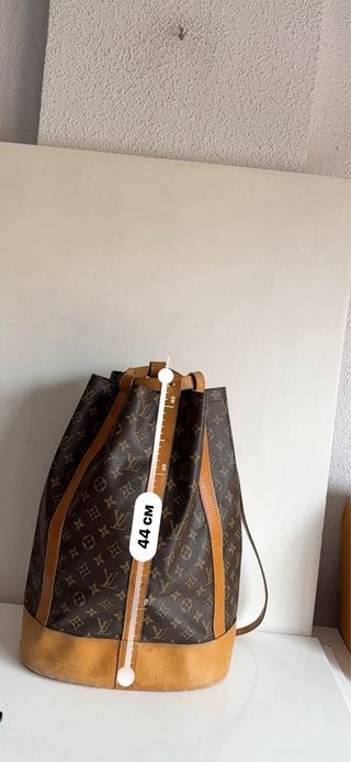Louis Vuitton mochila Randonnee de cuero.