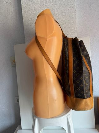 Louis Vuitton mochila Randonnee de cuero.