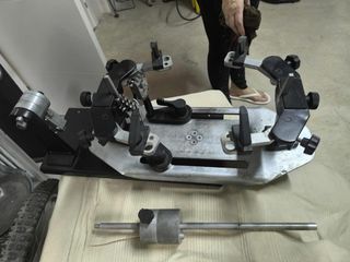Maquina de engordar raquetas