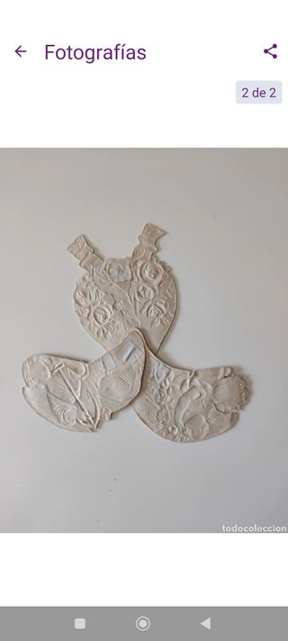 Antiguo cromo troquelado móvil