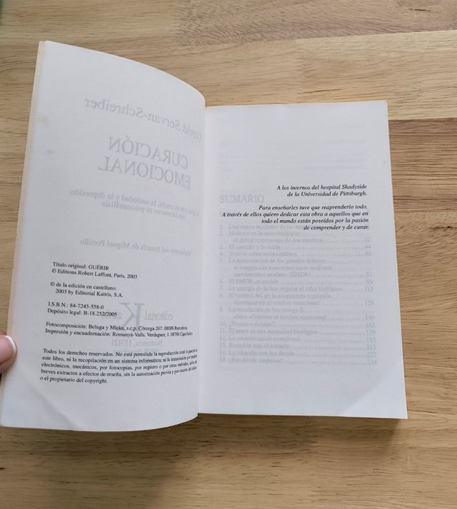 Curación emocional: Acabar con el estrés, la ansiedad y la depresión sin fármarcos ni psicoanálisis