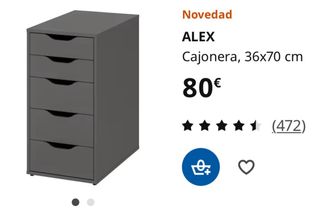 Mesa escritorio con cajonera