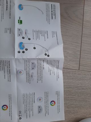 Lámpara flexo infantil de sobremesa