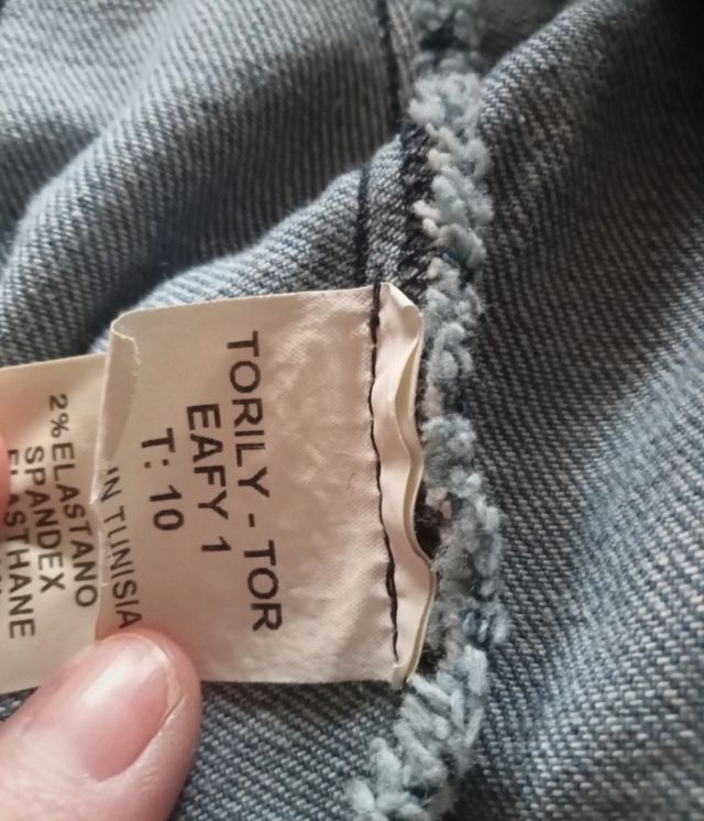 Cazadora vaquera niña