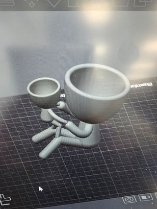 Macetero madre e hijo