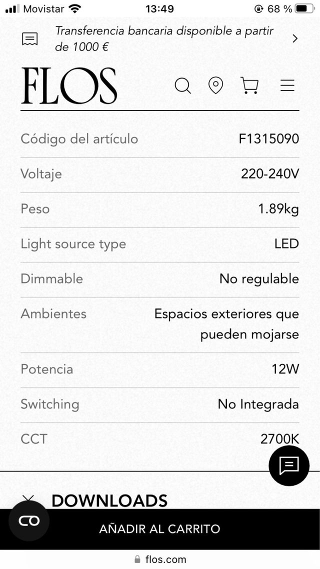 Aplique exterior Flos F1316090 Camouflage