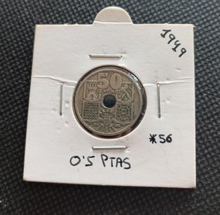 50 Céntimos de Peseta 1949 *56