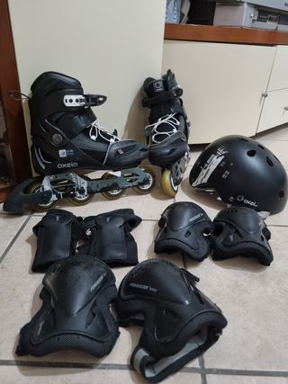 pattini con accessori