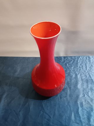 VASO IN VETRO ROSSO DI EMPOLI