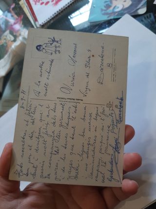 Postal holografica chatuca de famosa