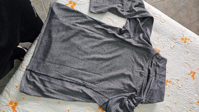 Sudadera gris pull and bear