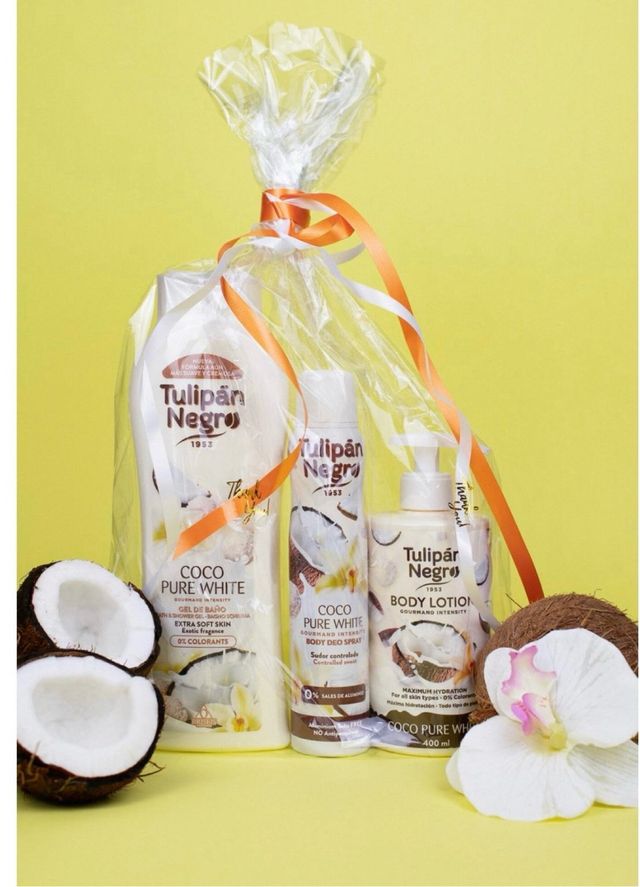 SET TULIPAN NEGRO COCO