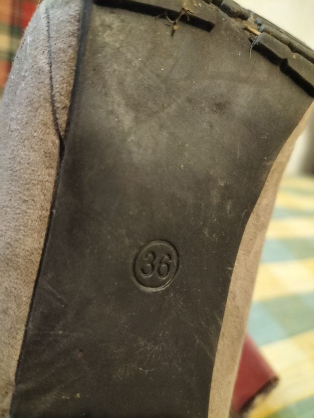 Zapatos tacón ancho