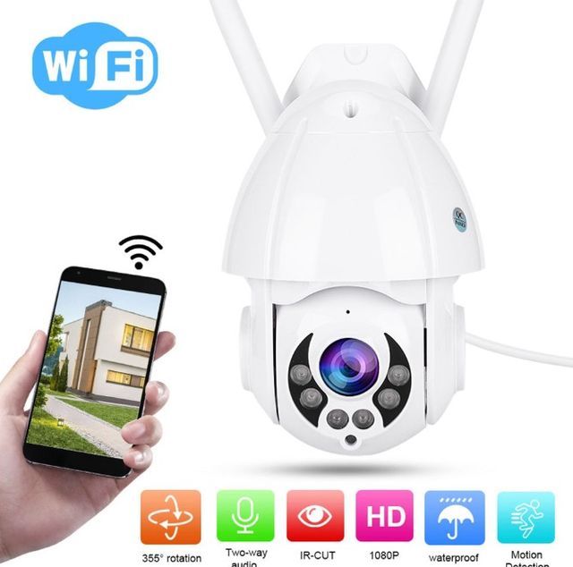 2X Telecamera IP da Esterni WiFi iCSee PTZ CAM