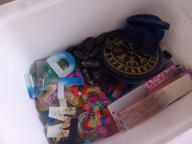 Stock de piezas en resina pack 1