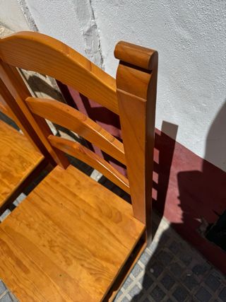 Sillas de madera