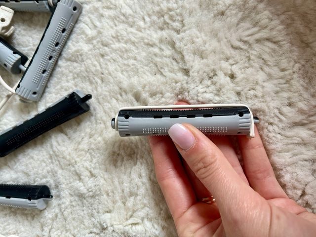 Bigudies largos peluquería