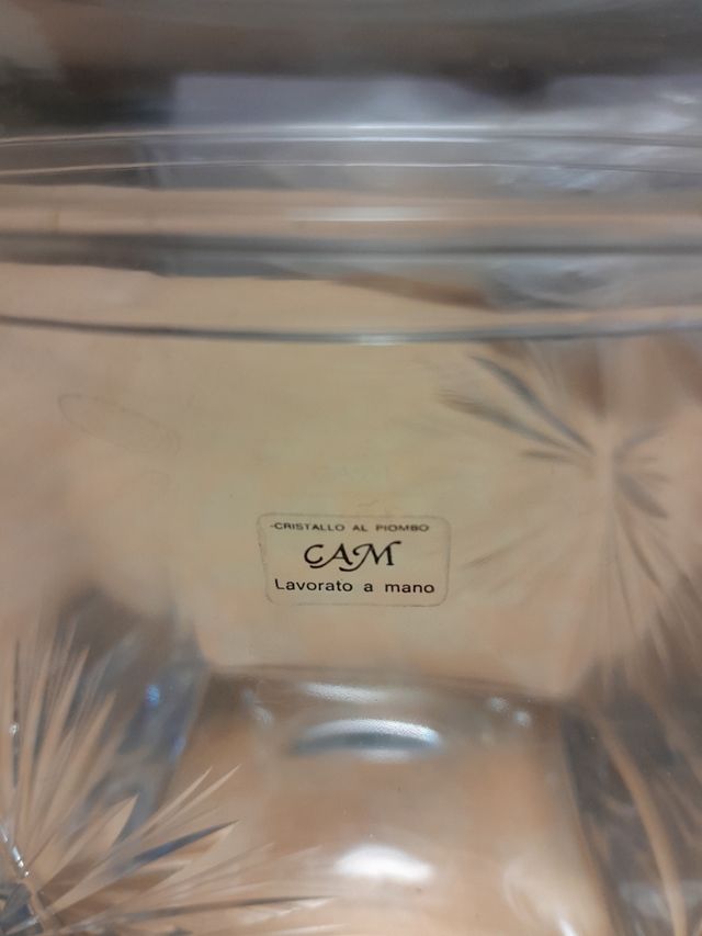Vaso di cristallo