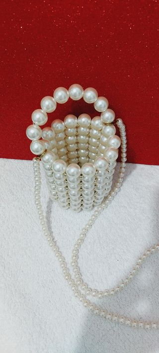 Bolso De Perlas 
