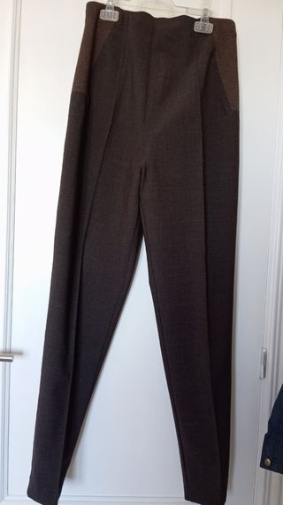 Pantalón de embarazada prenatal marrón