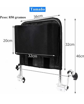 Reposacabezas silla de ruedas marca Huapa