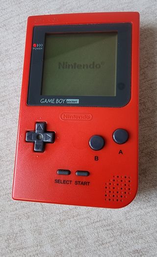 GAME BOY POCKET ROJA CON JUEGOS, CONSOLA BOLSILLO