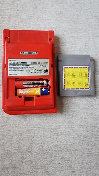 GAME BOY POCKET ROJA CON JUEGOS, CONSOLA BOLSILLO