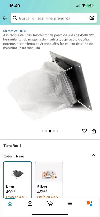 Aspiradora de polvo de uñas Nuevo