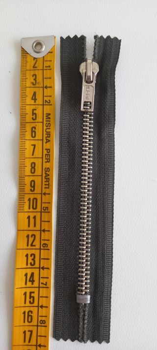 CHIUSURA LAMPO cm12 pz10 VERDE