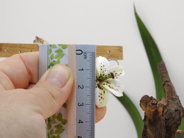 Pendientes de lirios